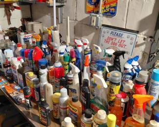 Cleaning Supplies & More (Basement)