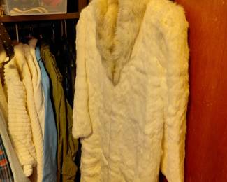 White Rabbit Fur Coat (2nd Bedroom)