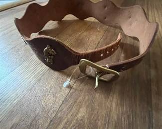 1940s/50s Elizabeth Phelps seahorse/shell belt