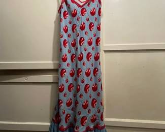 90s Betsey Johnson Apple dress