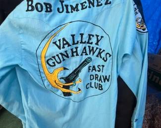 Chainstitch western snap shirt