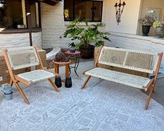 Safavieh outdoor furniture, brand new, plus a set in a boxes