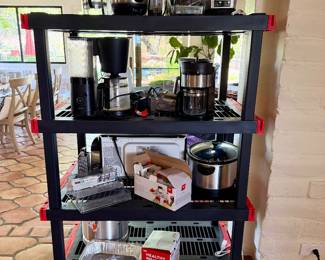 Lots of appliances, brand new or barely used