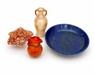 101 VintageArtPotteryHandBlownGlassDecorCollectionSigned