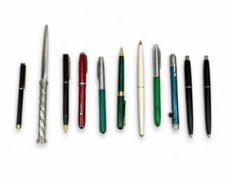 126 VintagePenPencilLetterOpenerDeskSet