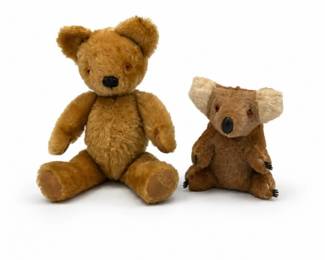73 VintageMerrythoughtTeddyBearKoalaPlushPair