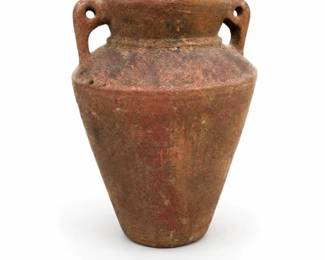 159 LargeRusticTerracottaAmphoraGardenUrnPlanter