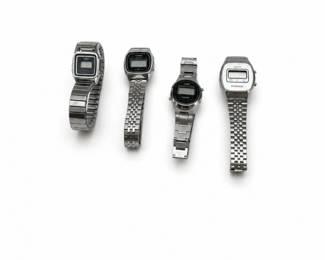 96 VintageDigitalWatchLotTimexCasioLCDWristwatches