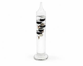 47 VintageGalileoGlassThermometerWeatherStation