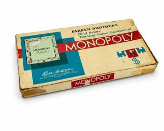 76 VintageParkerBrothersMonopolyBoardGameComplete