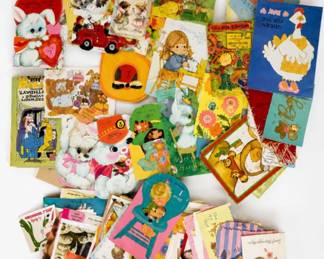 174 VintageGreetingCardsValentinesEphemeraScrapbooking