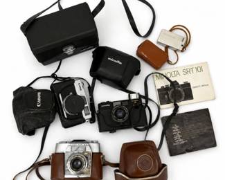 12 VintageFilmCameraLot