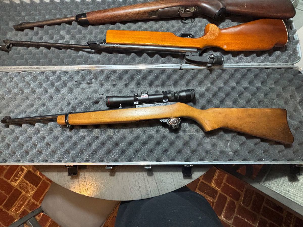 Japanese Rifle; Ruger Carbine, East German Target Rifle