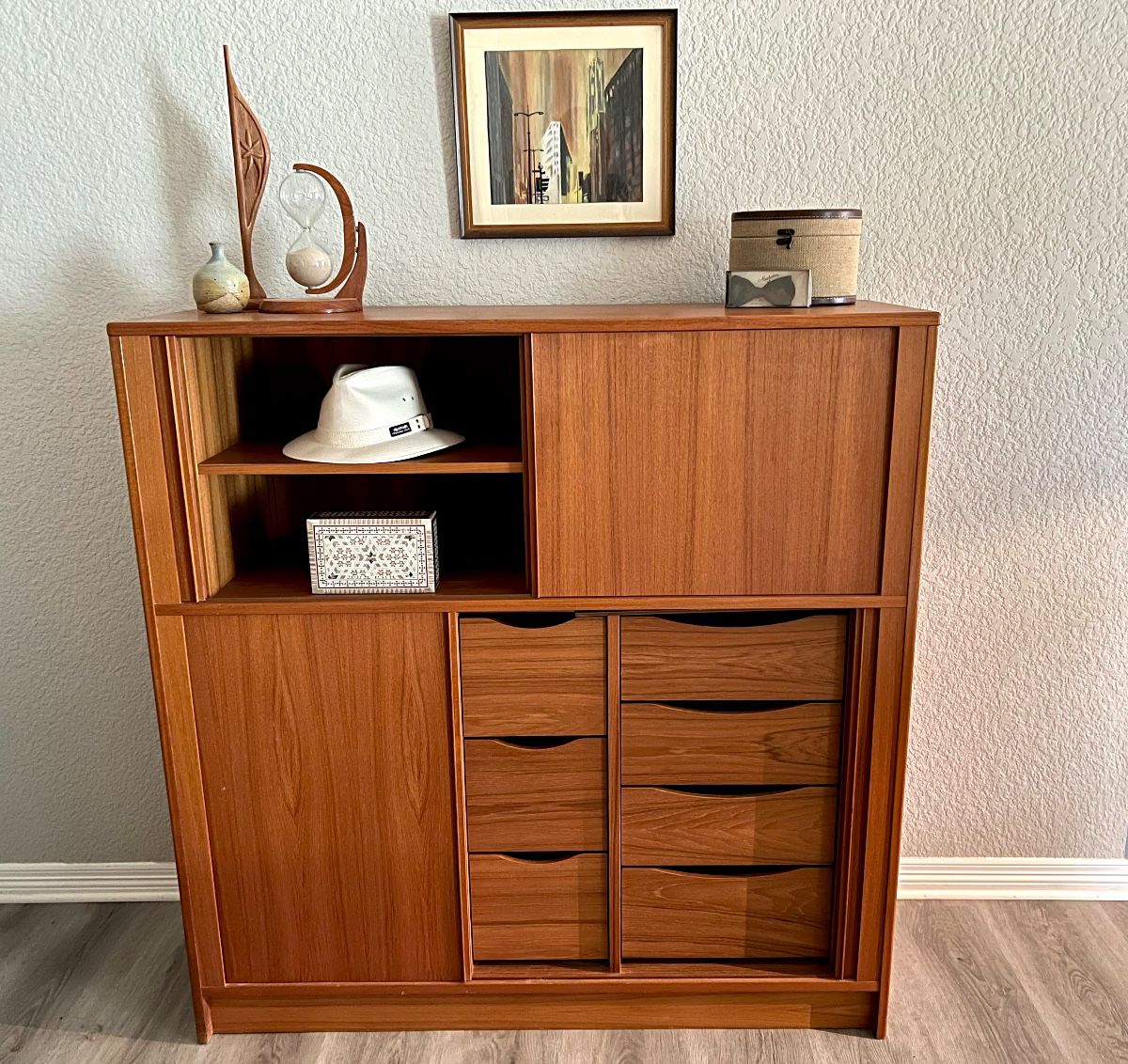Danish Teak Tambour - Poul Hundevad