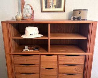 Danish Teak Tambour Furniture - Poul Hundevad?
