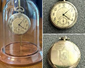 1930s Waltham Pocket Watch - 14k gold filled - WORKS!