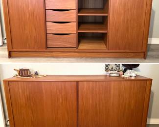 Danish Teak Tambour Furniture
