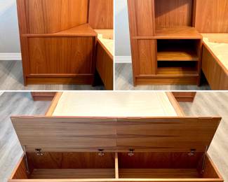 Danish Teak Tambour Furniture
