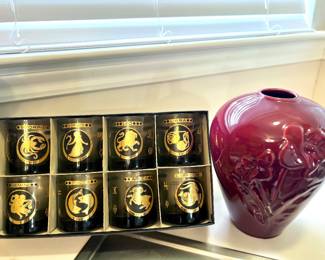 Vintage Zodiac Tumblers and Hager Pottery