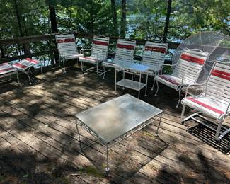 Woodard outdoor furniture set