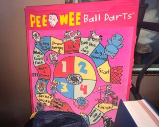 Pee-wee Herman’s ball darts