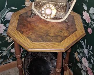 Old fashioned telephone rotary dial