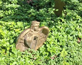 Cement Angel garden statue