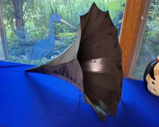 antique phonograph horn, 12-panel horn for an Edison Triumph