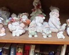Dreamsicles figurines, which are collectible chalkware cherubs typically sculpted by Kristin