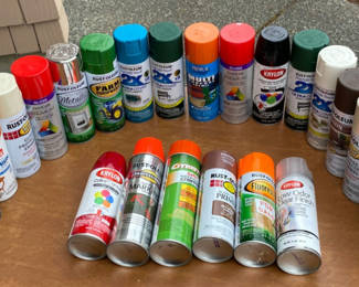 Lot 170: Spray Paint and Assorted Finishes