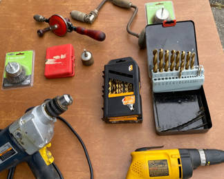 Lot 100: Two Specialty Drills and Accessories