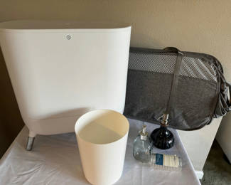 Lot 136: Towel Warmer and Bathroom Accessories