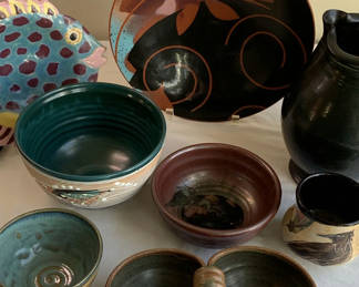 Lot 50: Collection of Glazed Pottery