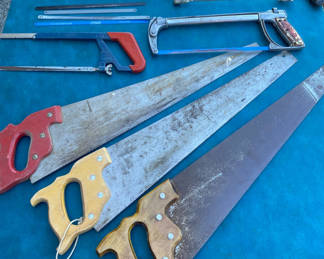 Lot 83: Assorted Hand and Hack Saws
