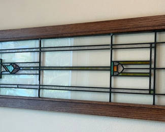 Lot 3: Stained Glass Wall Piece