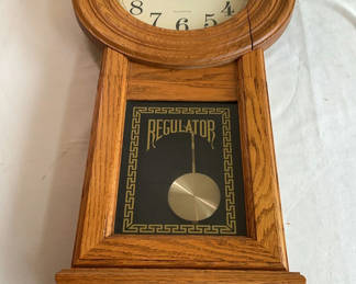 Lot 62: American Regulator Wall Clock