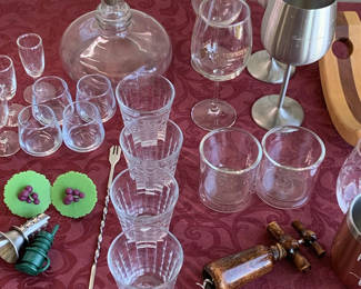 Lot 46: Glassware and Barware Collection