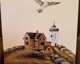 Frank Walcutt - Lighthouse Painting