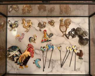 Rooster Pins