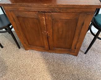 2 door antique cupboard