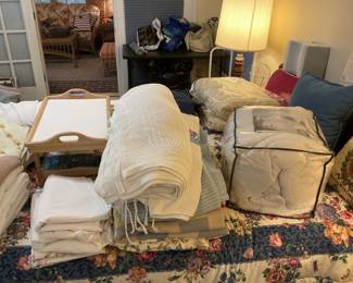 Bedding for full sized bed and twin bed