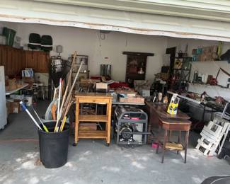 Garage full of tools