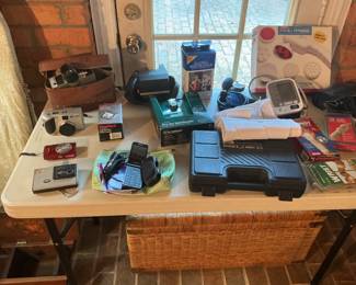 Cameras and blood pressure checking devices