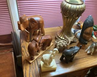 Elephant figurines