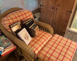 Wicker lounge