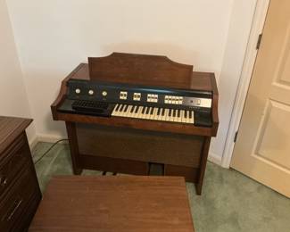 Everett organ on second floor