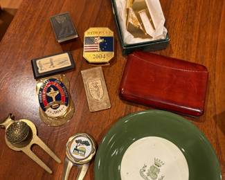 Money clips and divet picks 