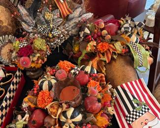 MacKenzie-Childs Fall and Thanksgiving turkeys