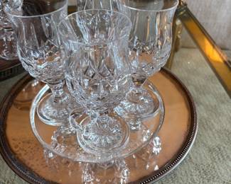Crystal Irish coffee mugs