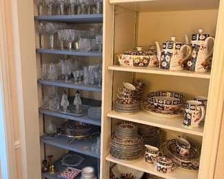 Waterford Crystal - "Alana" pattern and the "Traditional Imari" by Royal Crown Derby